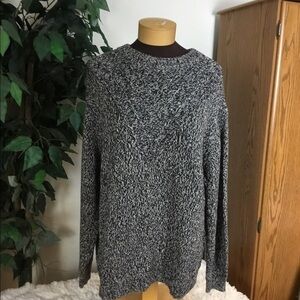 SONOMA XXL Goods For Life sweater w/ stitch detail shades of black/gray …